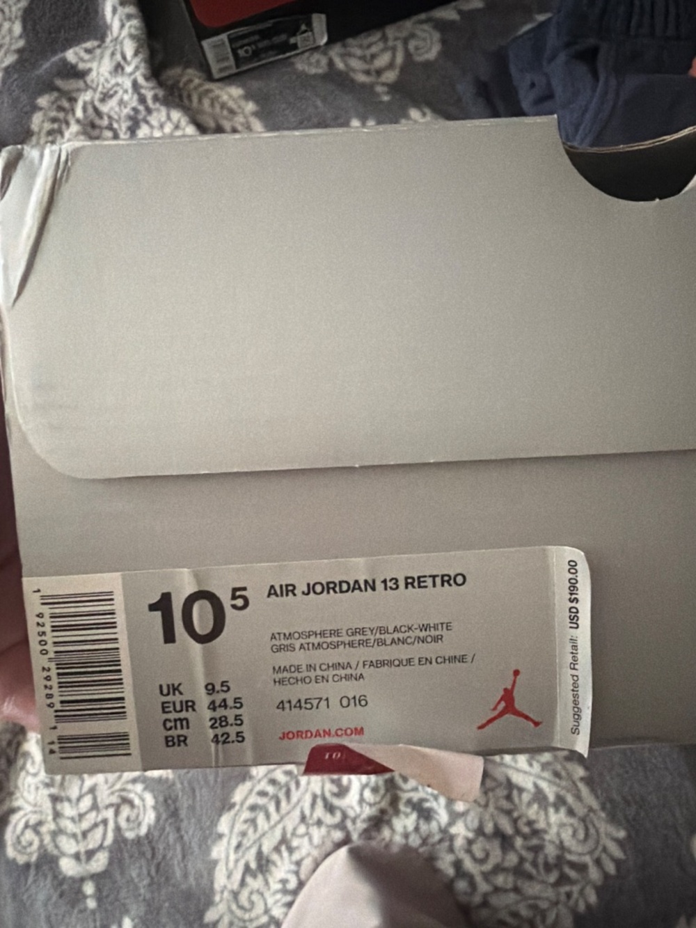 10.5 Jordan 13 Retro - Picture 4 of 4